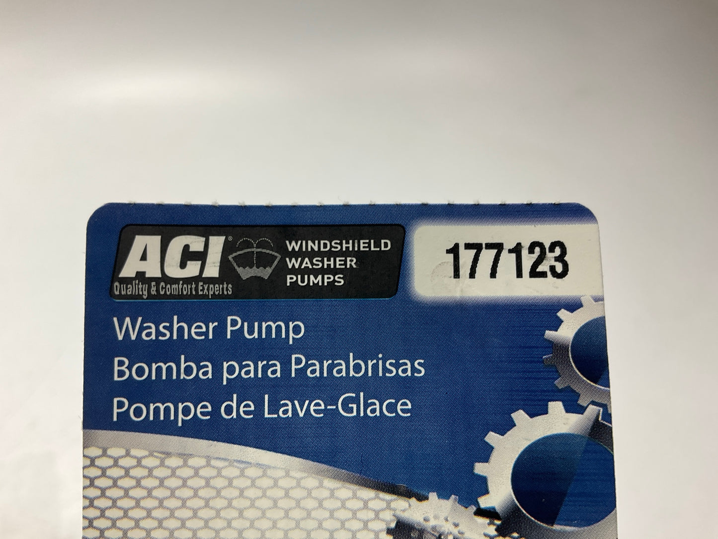 MIssing Rubber GroMmet - ACI 177123 Windshield Washer Pump