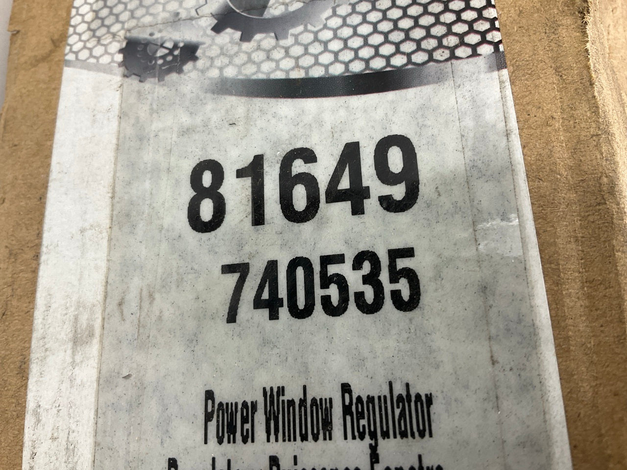 ACI 81649 Front Right Passenger Side Window Regulator