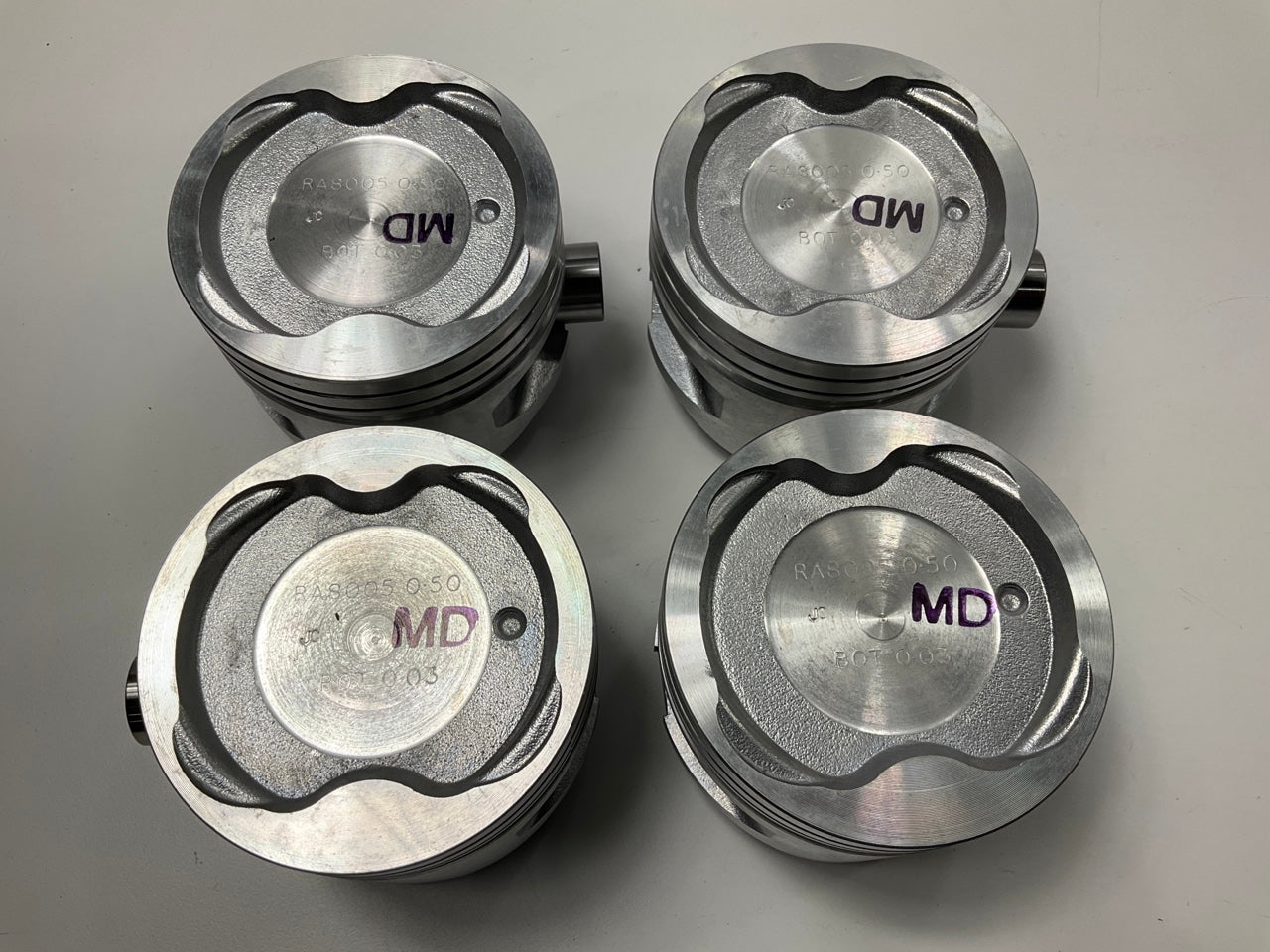 ACL 012-526220 Engine Piston Set .020'' / .50mm 1987-1990 Toyota 2.0L 3SFE