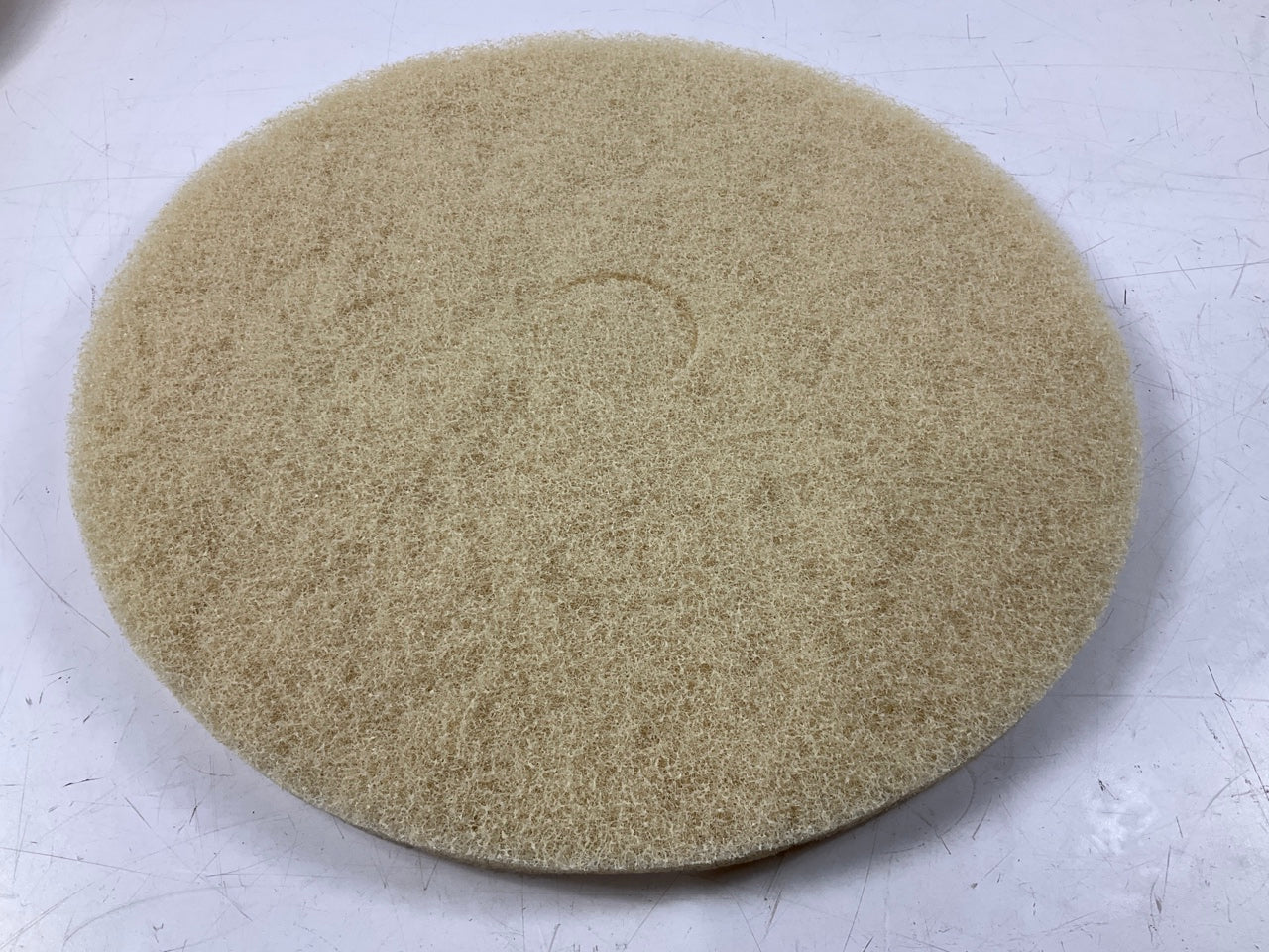 (5) ASC 42-20 Floor Burnishing Pads, 20'' Beige Polyester Fiber Pads, 3,000 RPM