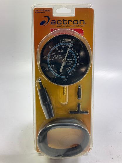 ACTRON CP7803 Vacuum & Fuel Pressure Tester Test Tool Kit - 0-30'' Hg 0-10 Lbs