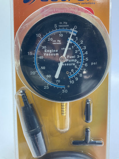 ACTRON CP7803 Vacuum & Fuel Pressure Tester Test Tool Kit - 0-30'' Hg 0-10 Lbs