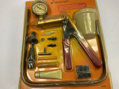 Actron CP7835 24 In. Hand Vacuum Pump With Brake Bleed Kit Tool Set
