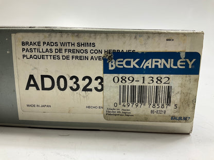 Advics AD0323 Rear Semi-Metallic Disc Brake Pads