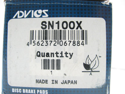 Advics SN100 Ceramic Disc Brake Pad Set - REAR