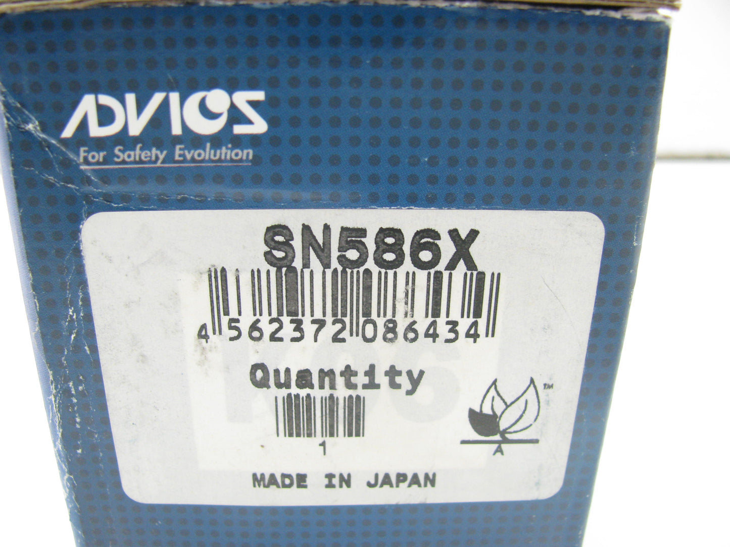 Advics SN586 Ceramic Disc Brake Pad Set - Rear