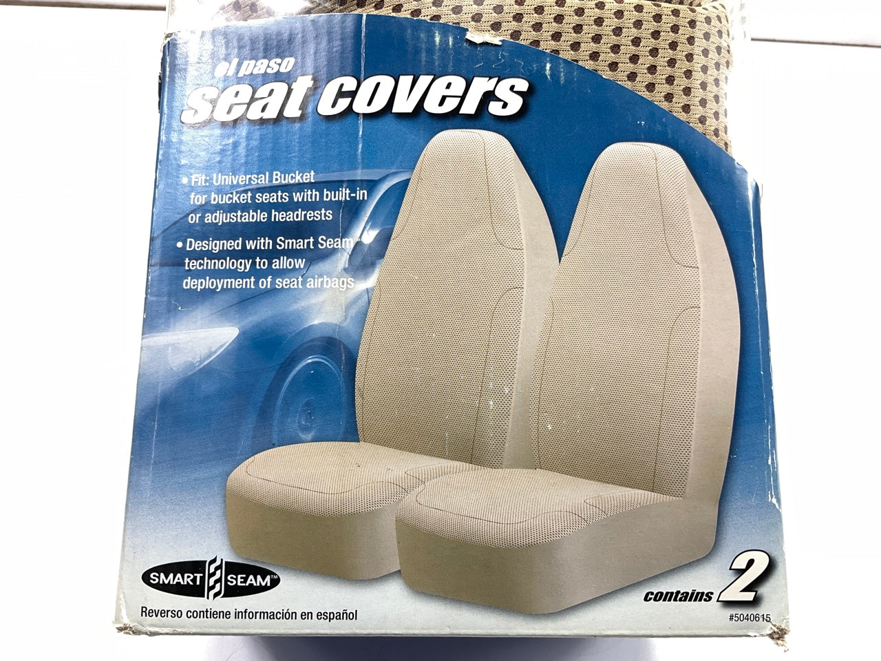 Ae 5040615 UNIVERSAL Bucket El Paso Seat Covers - 2 PACK