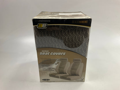 Ae 5040724 Low Back Bucket Seat Seat Covers Set (With Adjustable Headrests) Tan