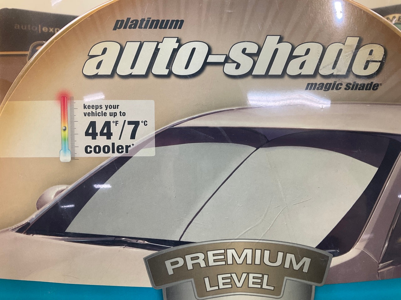 Ae 5051092 Sun Shade Windshield Solar Cover - 2 Panels 28''x31'' Each