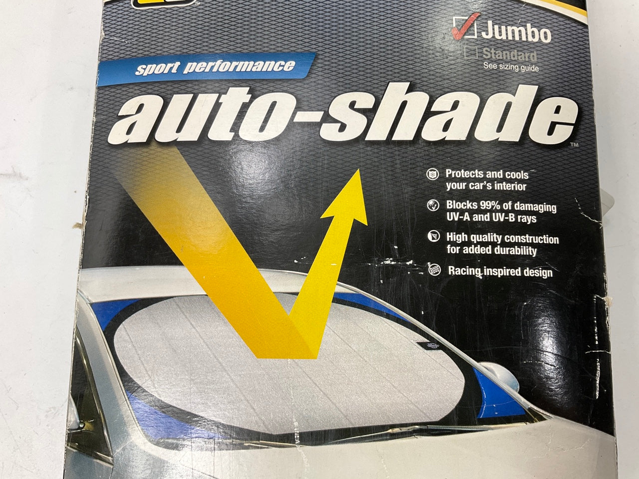 AE 5075537 Jumbo Full-Size Sun Shade Winshield Solar Sun Screen Cover 27''x67''