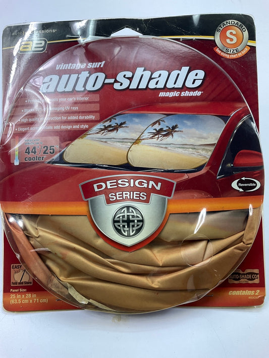 AE 804242 Sun Shade Design Series Vintage Surf Auto-Shade Magic Shade 25'' X 28''