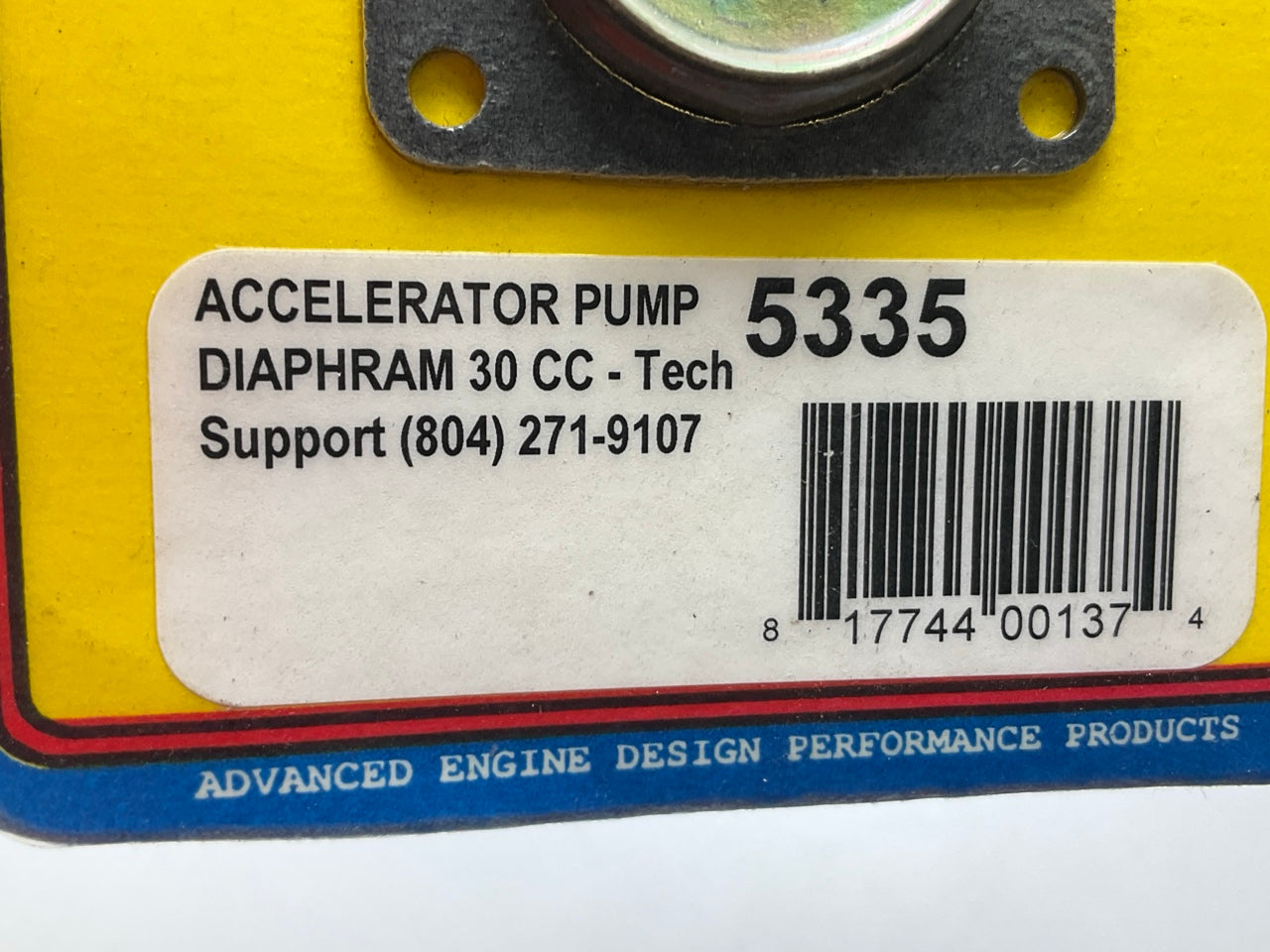 AED 5335 30cc Accelerator Pump Diaphragm For Holley Carburetor, 30 CC