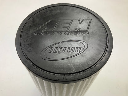 AEM 21-2029BF Dry Performance Cold Air Intake Air Filter 2-3/4'' Inlet, 9'' Height