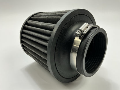 BLACK - AEM 21-203D Universal DryFlow Clamp-On Air Filter 3'' Inlet, 5.125'' Tall