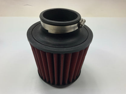 AEM 21-203D RED Universal DryFlow Clamp-On Air Filter 3'' Inlet, 5.125'' Tall