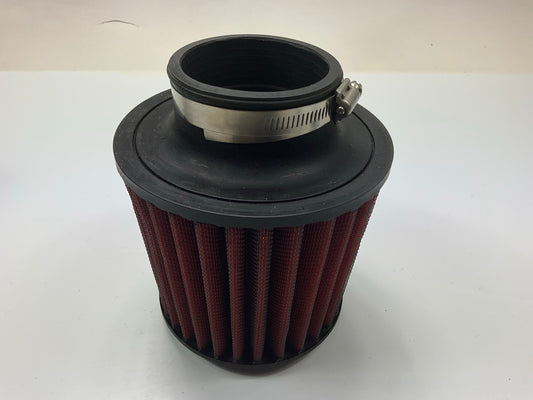 AEM 21-203D RED Universal DryFlow Clamp-On Air Filter 3'' Inlet, 5.125'' Tall