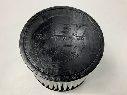 AEM 21-204BF Dryflow Air Filter, 3.5'' Flange, 6'' Base, 5.125'' Top, 5.25'' Tall