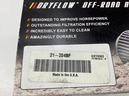 AEM 21-204BF Dryflow Air Filter, 3.5'' Flange, 6'' Base, 5.125'' Top, 5.25'' Tall