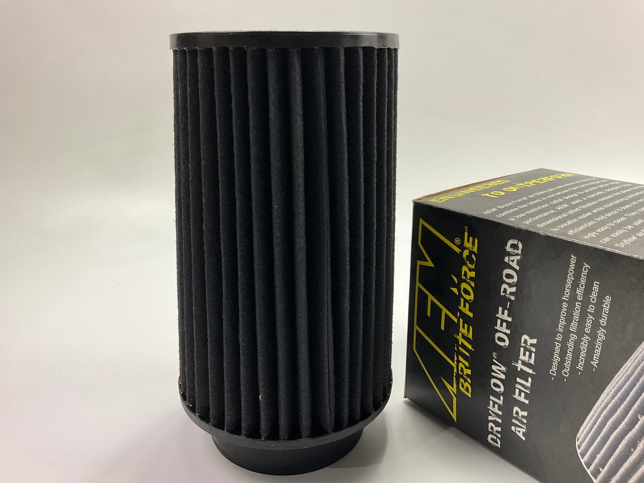 AEM 21-2059BF Dry Flow Performance Air Filter - 4'' Inlet, 9'' Tall