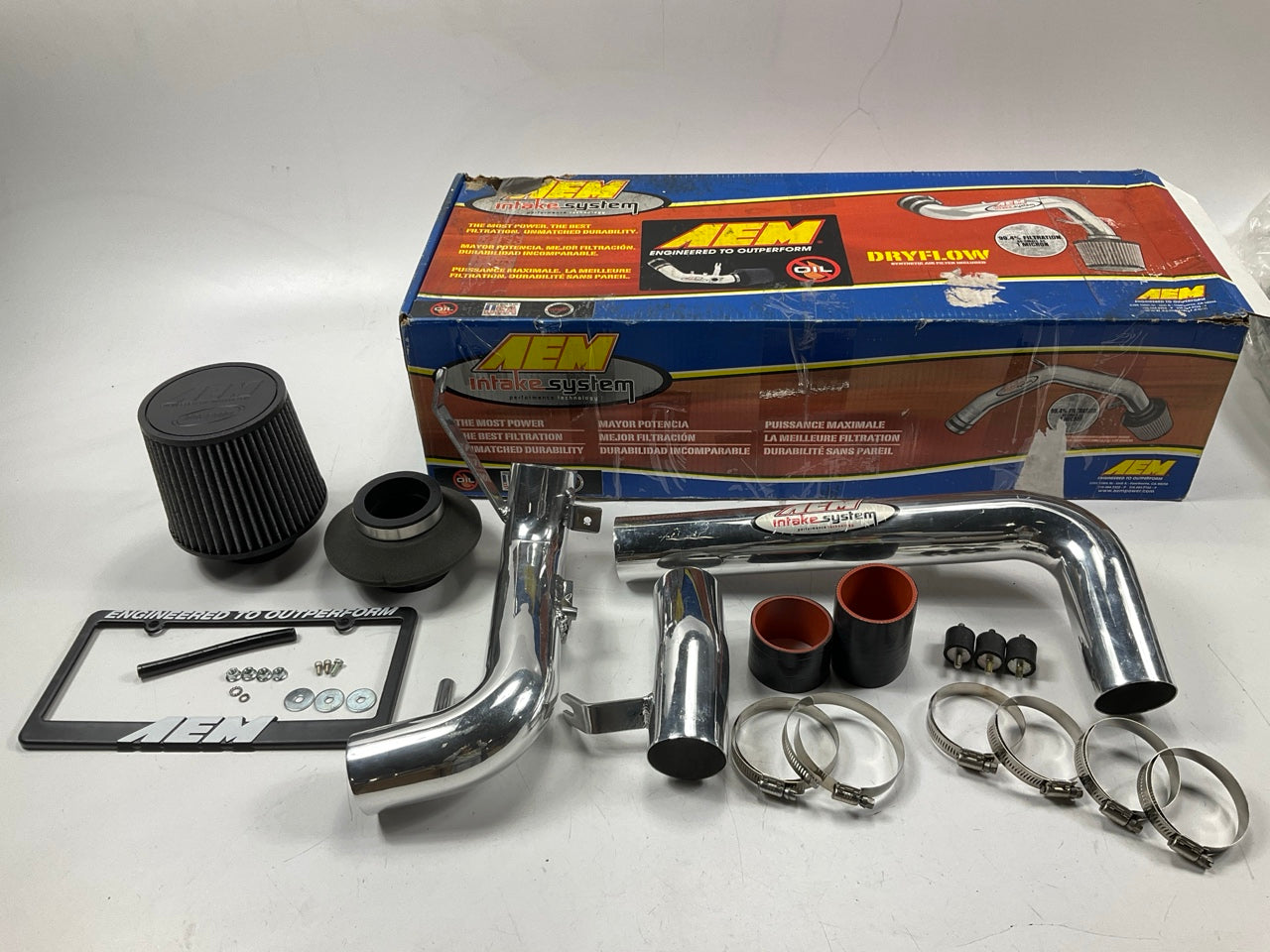 SCRATCHED / SCUFFED - AEM 21-569P Cold Air Intake System For 2005-2006 Scion TC
