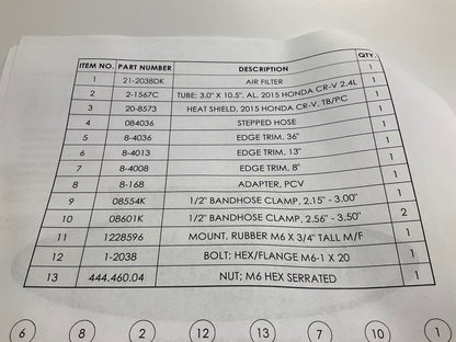 AEM 21-790C Performance Cold Air Intake System - 2015-2016 Honda CR-V 2.4L