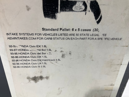 AEM SHORT Blue Aluminum Cold Air Intake System Kit For 1992-2000 Honda 1.5L 1.6L