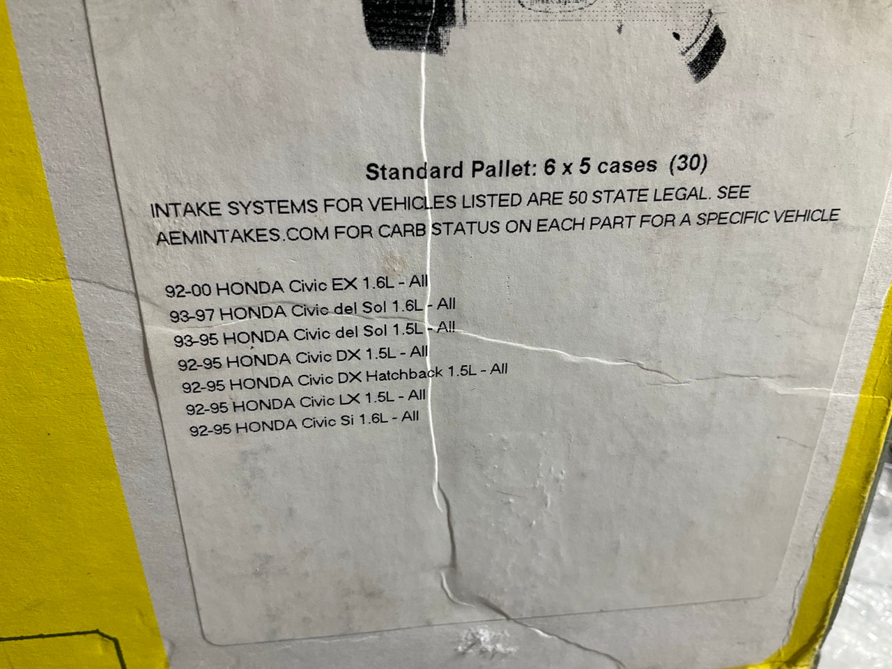AEM 22-401P Performance Cold Air Intake System For 1992-00 Honda Civic 1.5L 1.6L