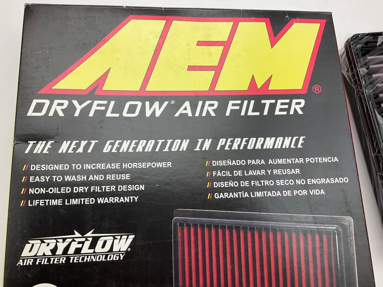 AEM 28-20129 Dryflow Performance Air Filter