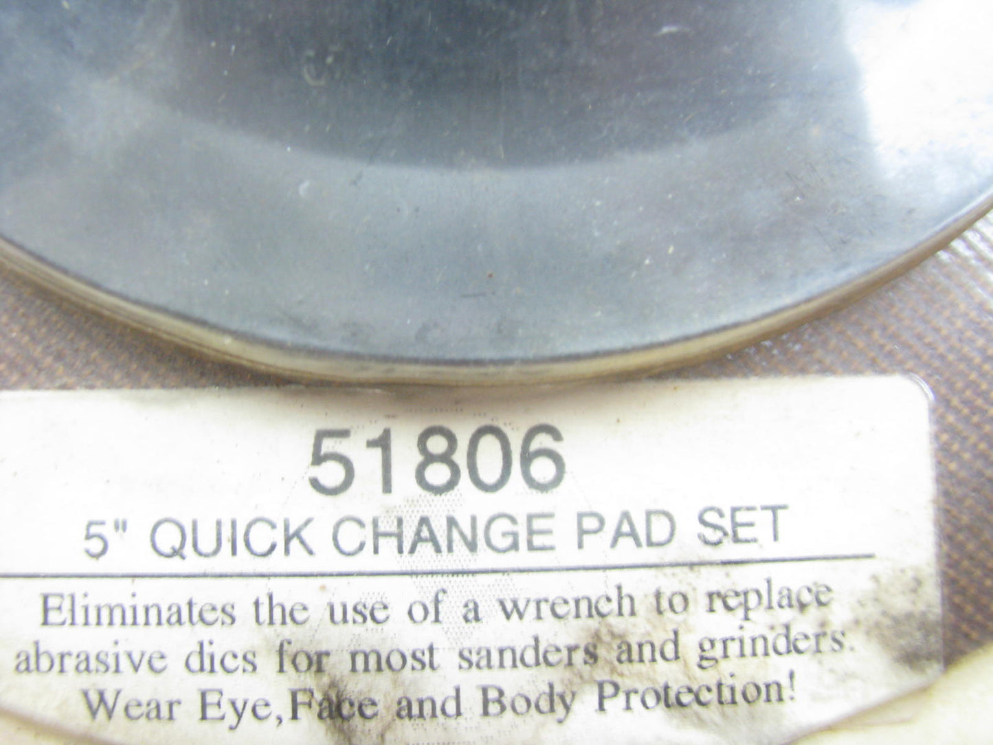 AES 51806 5'' Quick Change Sanding Disc Pad