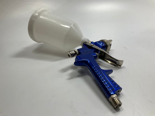 AES 507 1.7 Mm HVLP Gravity Feed Paint Spray Gun With 600cc Nylon Cup