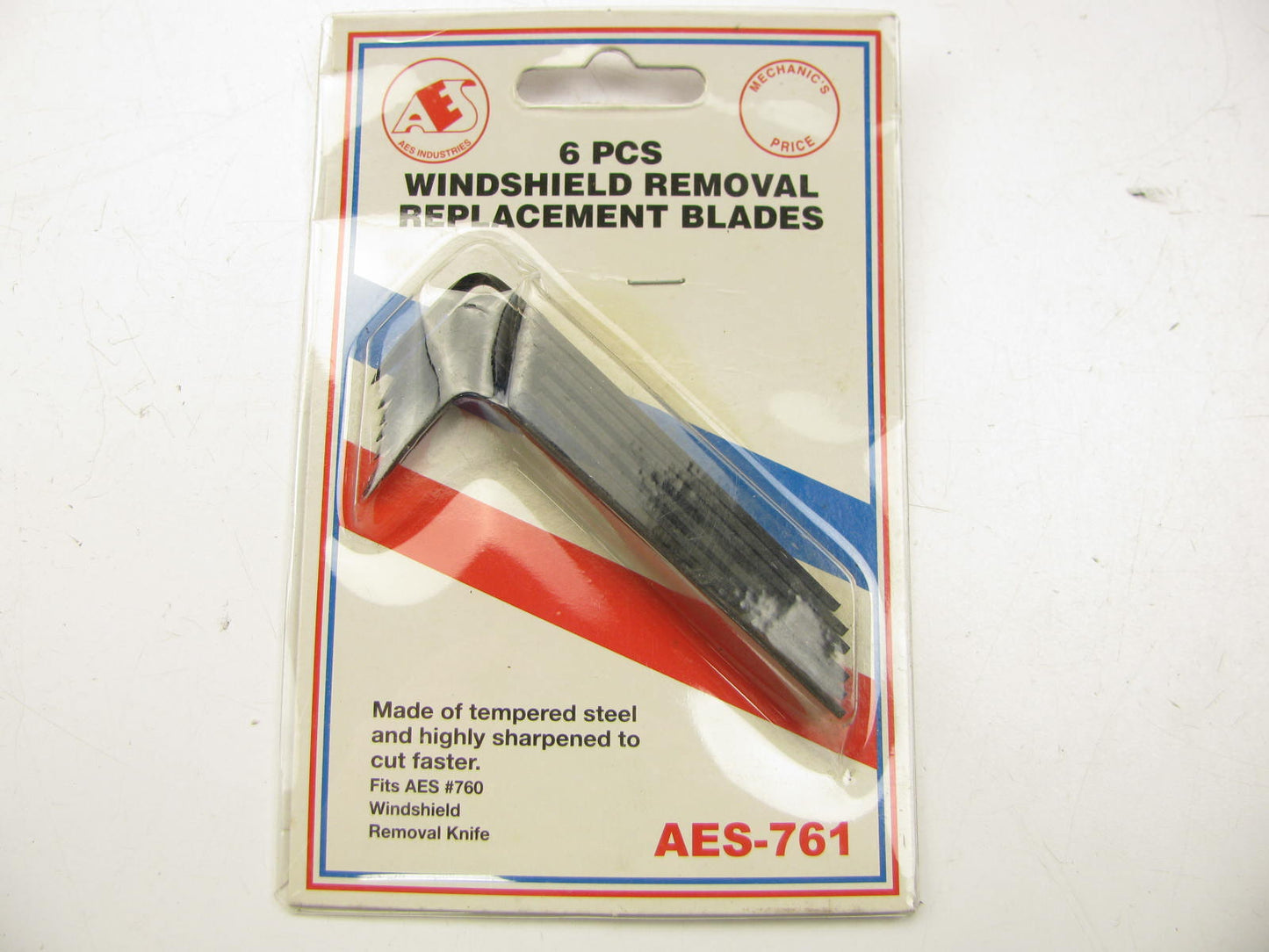 AES AES-761 Windshield Removal Replacement Blades - 6 Piece