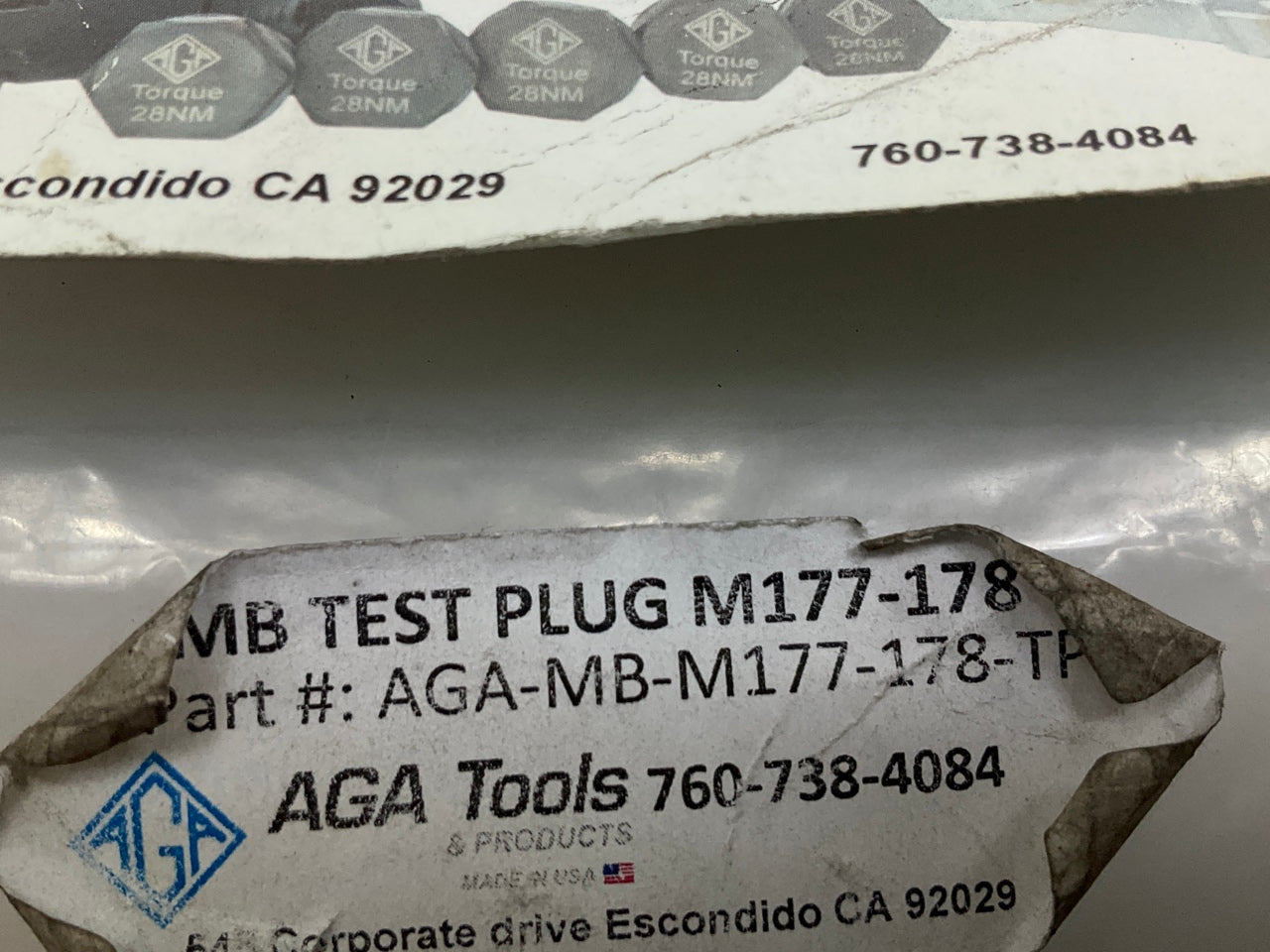 AGA AGA-MB-M177-178-TP Smoke Machine Test Plug Kit For Mercedes M177 & M178