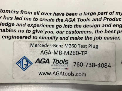 Aga AGA-MB-M260-TP Mercedes-Benz M260 Test Plug Kit - Smoke Test M260 Mercedes