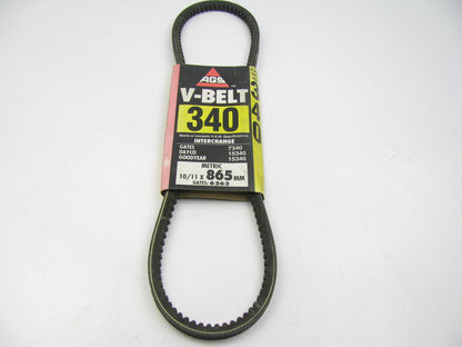 AGS 340 Accessory Drive Belt - 0.44'' X 34.00'' - 36 Degree