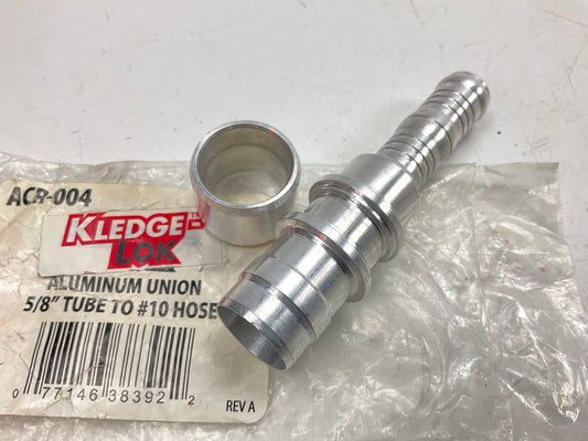 AGS ACR-004 Aluminum Union 5/8'' Tube To #10 Hose Size
