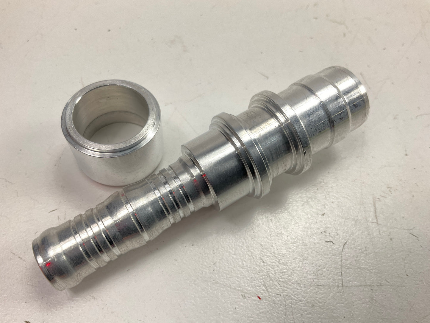 AGS ACR-004 Aluminum Union 5/8'' Tube To #10 Hose Size