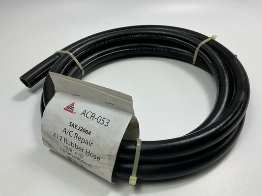 AGS ACR-053 #12 A/C Refrigerant Hose 5/8'' X 10' SAE J2064
