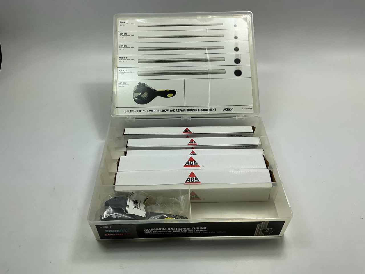 AGS ACRK-1 A/C Repair Tubing Assortment Splice-LOK/Kledge-LOK