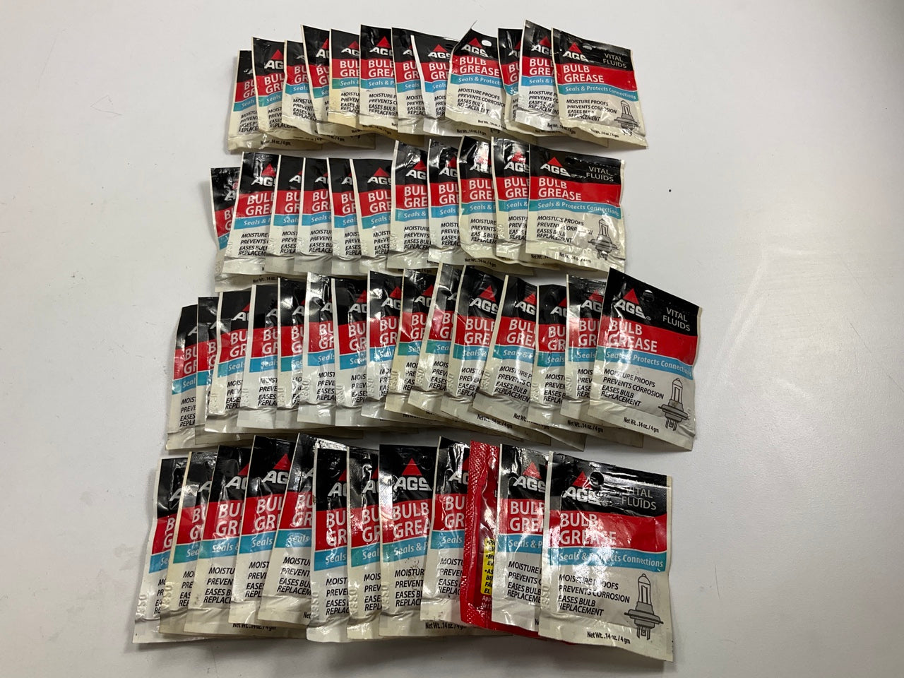 (50) AGS BG-1 Bulb Grease: Seals & Protects All Electrical Connections, .14 Oz