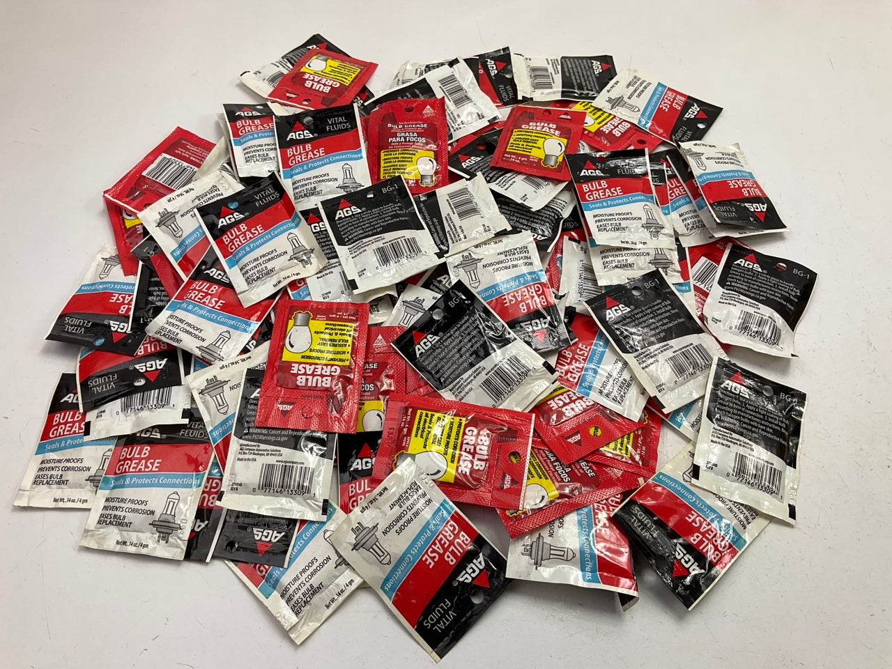 (100) AGS BG-1 Bulb Grease: Seals & Protects All Electrical Connections, .14 Oz