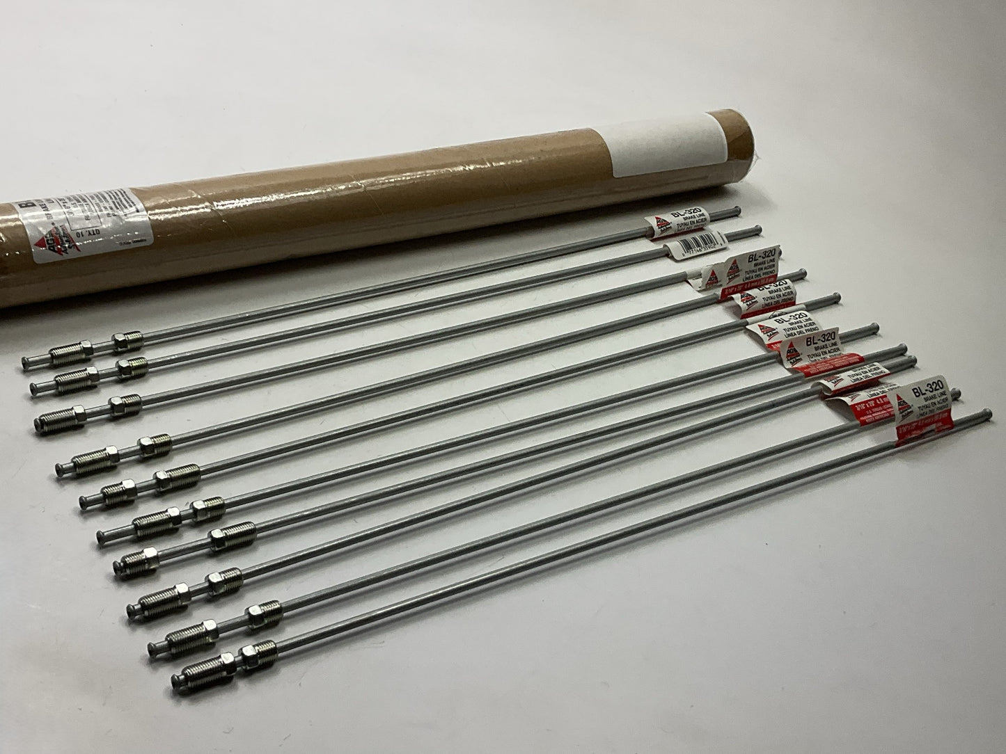 (10) GS BL-320 3/16'' X 20'' 4.8mm X 50.8cm U.S Thread / Standard Flare Brake Line