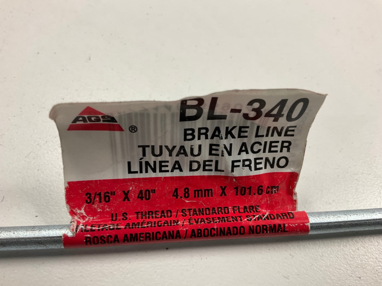 (5) AGS BL-340 Brake Lines, 3/16'' X 40'',  3/8 - 24 IN Threads