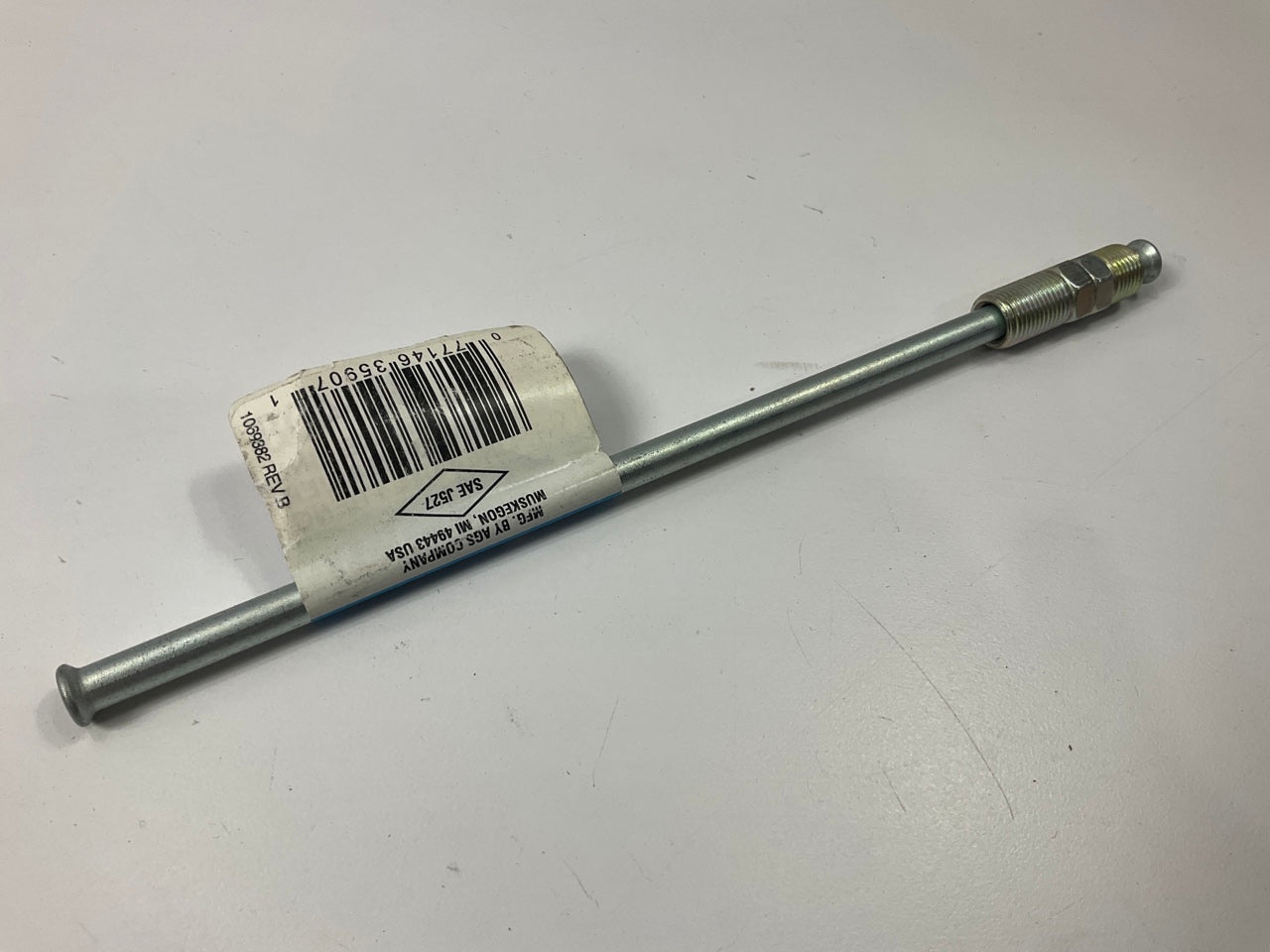 AGS BL-408 Domestic Steel Brake Line, 1/4'' X 8''