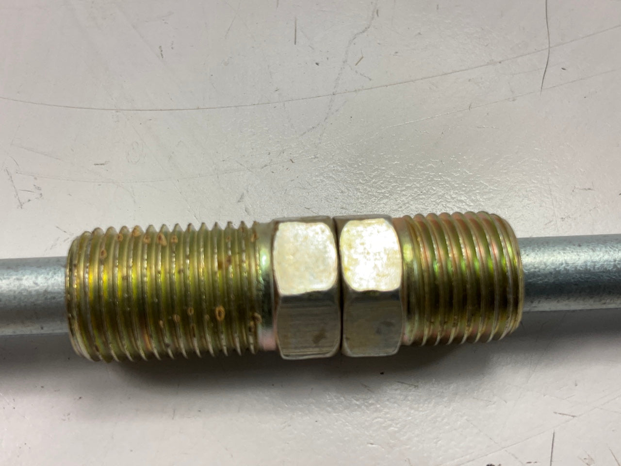 AGS BL-412 Brake Line 1/4'' X 12'', 7/16 - 24 IN Threads