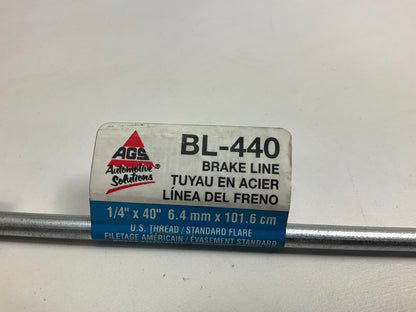 (5) AGS BL-440 Universal Domestic Steel Brake Line, 1/4'' X 40''