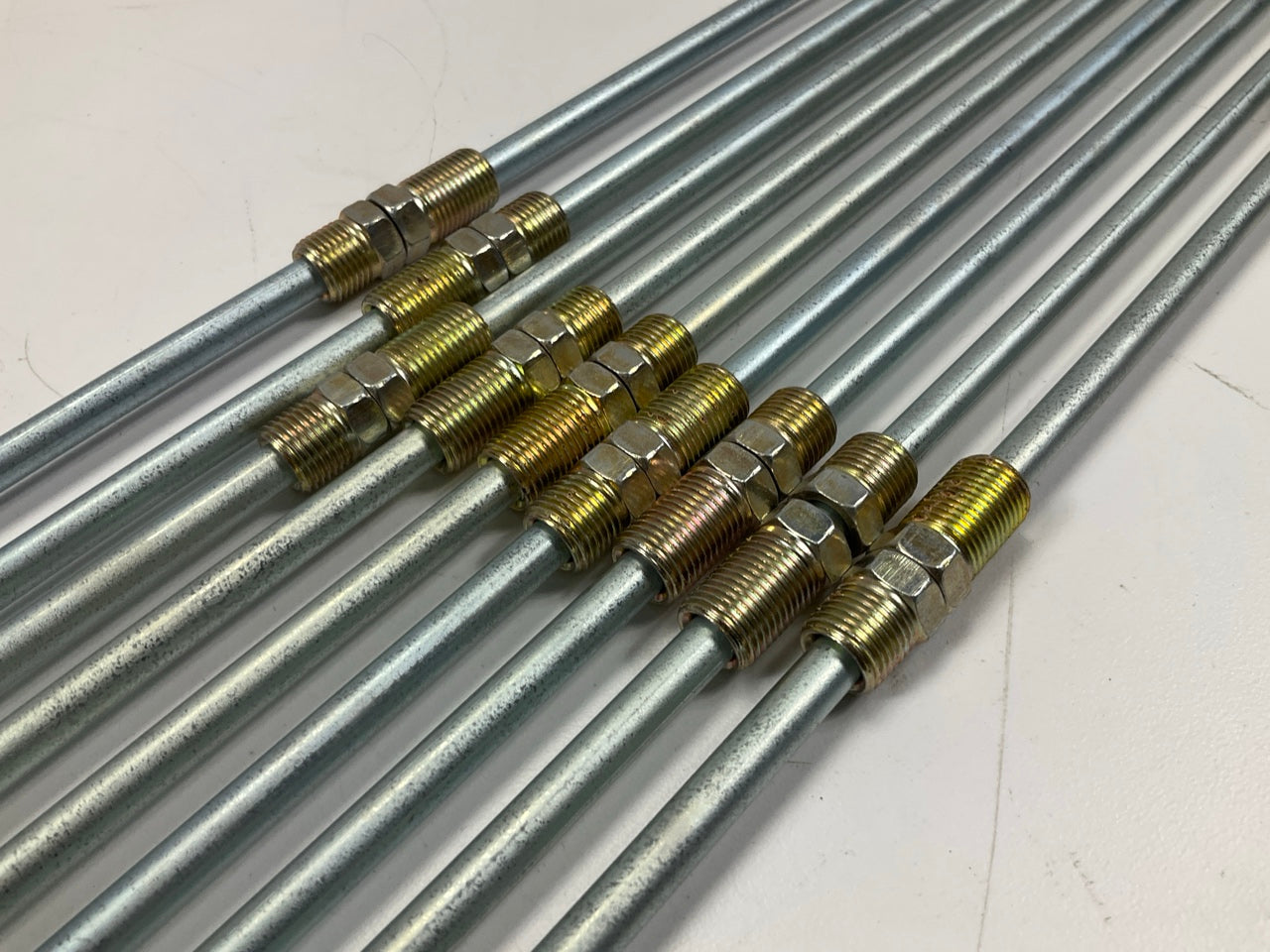 (9) AGS BL-451 Brake Lines -  1/4'' X 51'', US Thread, 7/16-24'' Fittings