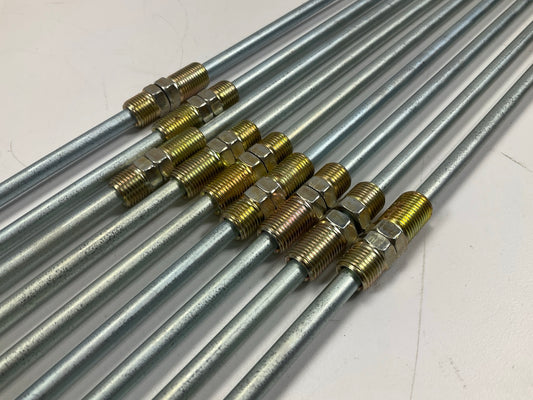 (9) AGS BL-451 Brake Lines -  1/4'' X 51'', US Thread, 7/16-24'' Fittings