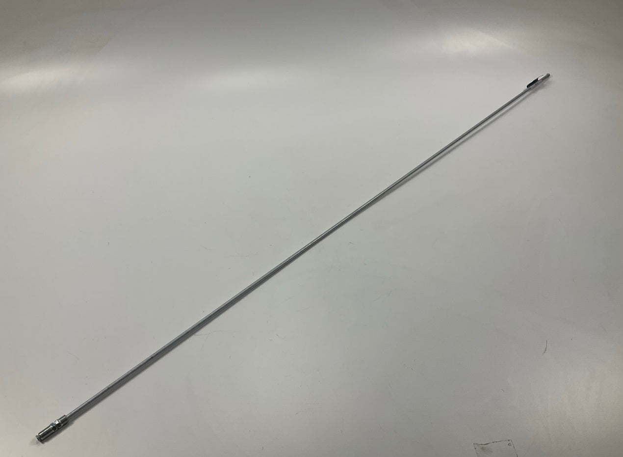 AGS BL-451 Steel Brake Line 1/4'' X 51'' Long, 7/16-24 Thread Size Fittings