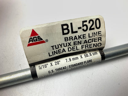 AGS BL-520 Universal Domestic Steel Brake Line, 5/16'' X 20''