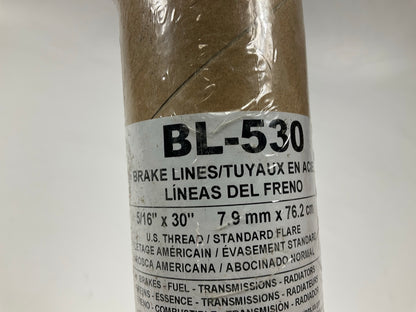 (4) AGS BL-530 Domestic Steel Brake Line, 5/16'' X 30'' Long